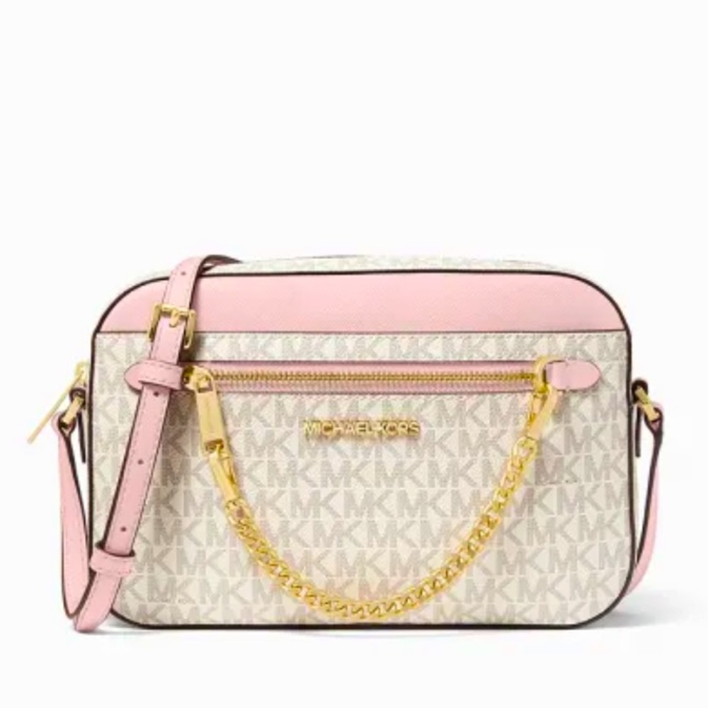 Micheal Kors Powder Blush Jet Set Item Crossbody